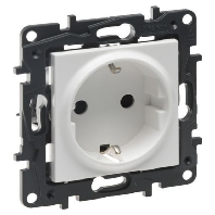 864162 - Socket SCHUKO Niloe Step ultra white, 864162 - Promotional item