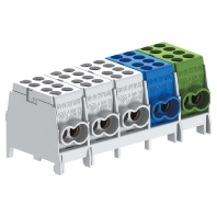 HLAK 5-10x16 - Power distribution block 5-p screw clamp HLAK 5-10x16