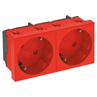 STD-D3S SRO2 - Socket outlet protective contact red STD-D3S SRO2