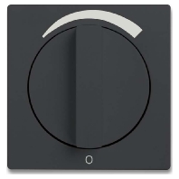 1740 DR/03-81 (10 Stück) - Cover plate for level switch anthracite 1740 DR/03-81