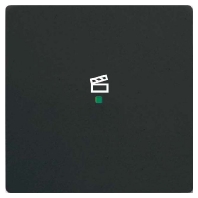 6233-10-885 - Touch rocker for home automation black 6233-10-885
