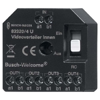 83320/4 U - Distribute device for intercom system 83320/4 U