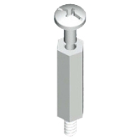 NSYAMFSTB (VE100) - Thread cutting screw 4x10mm NSYAMFSTB (quantity: 100)