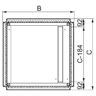 NSYEC1051 - Cable screw gland plate for enclosure NSYEC1051