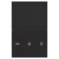 REA665Y  - Video-Innenstation Komfort AP 2Draht sw/glänz REA665Y