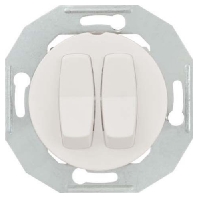 WDE011054 - Push button 2 make contacts (NO) white WDE011054