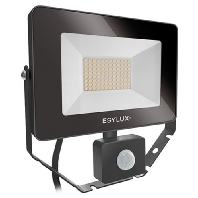 LED-buitenschijnwerper LED 30 W ESYLUX AFLBASICLED30W 4K BK Zwart