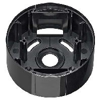 0061055 - Surface mounted housing 1-gang black 0061055