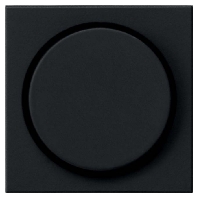 0650005 - Cover plate for dimmer black 0650005