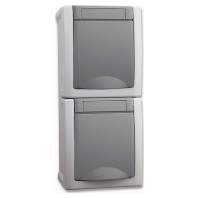 90591086-DE - Socket outlet (receptacle) grey 90591086-DE