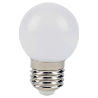 LED E27 Kogel 1 W = 9 W Warmwit (Ã x l) 45 mm x 68 mm Energielabel: A++ LightMe 1 stuks