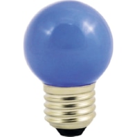 LightMe LED-lamp E27 Kogel 0.5 W Blauw 230 V Inhoud 1 stuks