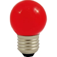 LightMe LED-lamp E27 Kogel 0.5 W Rood 230 V