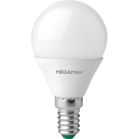 Megaman MM21123 LED-lamp E14 Kogel 5 W = 40 W Warmwit Dimbaar Energielabel A+ (A++ E) 1 stuks