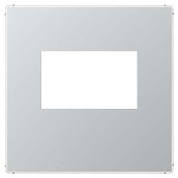 A1569USBAL - Frame 1-gang aluminium A1569USBAL