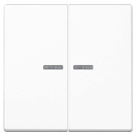 A102KO5BFWW - Cover plate for switch/push button white A102KO5BFWW