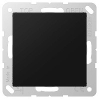 A594-0SWM - Cover plate for Blind plate black A594-0SWM