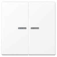 A595KO5WWM - Cover plate for switch/push button white A595KO5WWM