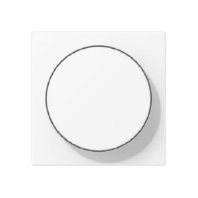 JUNG afdekking voor draaidimmer - A range sneeuwwit mat (A1740BFWWM)