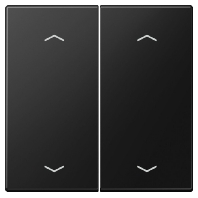LS 102 P SWM - Cover plate for venetian blind black LS 102 P SWM