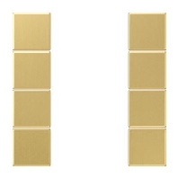 ME 2504 TSA C - Cover plate for switch brass ME 2504 TSA C