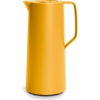 Emsa  Motiva Thermoskan | 1 liter | Quick-Press-sluiting | 12 uur heet, 24 uur koud | glazen kolf | Made in Germany | Scandinavisch design | geel
