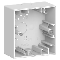 MEG4014-6535 - Surface mounted housing 1-gang white MEG4014-6535