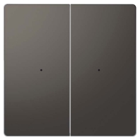 MEG5220-6034 - Cover plate for switch/dimmer anthracite MEG5220-6034