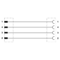 SAC-4P-M12M #1694075 (5 Stück) - Sensor-actuator patch cord 5m M12 M12 SAC-4P-M12M 1694075