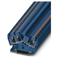 PTS 4-TWIN BU (50 Stück) - Feed-through terminal block 6,2mm 32A PTS 4-TWIN BU