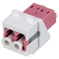 KMK-LC-D OM4 vio rw - Fibre optic coupler LC-Duplex KMK-LC-D OM4 vio rw