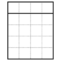 KR 611-5/4-0 AG - Mounting frame for door station 20-unit KR 611-5/4-0 AG
