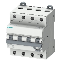 Siemens 5SU13467FP16 Aardlekschakelaar-zekeringautomaat Afmeting zekering = 3 4-polig 16 A 0.003 A