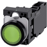3SU1102-0AB40-1FA0 - Complete push button green 3SU1102-0AB40-1FA0