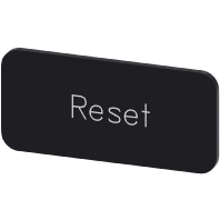 3SU1900-0AC16-0DU0 (10 Stück) - Label for control devices RESET 3SU1900-0AC16-0DU0