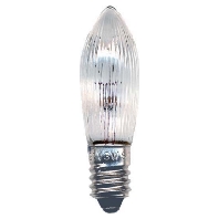 57181 (VE3) - Candle-shaped lamp 3W 23V E10 clear 57181 (quantity: 3)