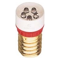 Image of 35750 - LED-Lampe 16x35mm E14 230VAC/DC rot 35750