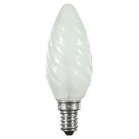 40813 - Candle-shaped lamp 40W 230V E14 frosted 40813
