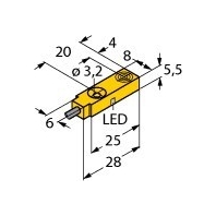 BI2-Q5,5-AP6X - Inductive proximity switch 2mm BI2-Q5,5-AP6X