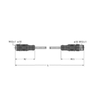RK4.5T-10 #7030333 - Circular connector for field assembly RK4.5T-10 7030333