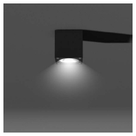 RZB Home 111 LED-7W-3000K 90x90x 931187.0031 LED-plafondlamp 7 W Wit Antraciet