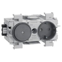 GS11019011 - Socket outlet protective contact black, GS11019011 - Promotional item