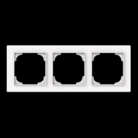 1723-44M - Frame 3-gang white 1723-44M