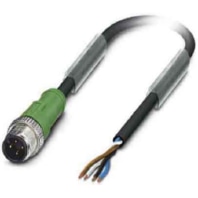 SAC-4P-M12MS/10-PUR  - Sensor-Aktor-Kabel Stecker M12, 4polig, 10m, SAC-4P-M12MS/10-PUR