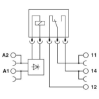PLC-RPT-120UC/21/MS  - Relaismodul, PLC-RPT-120UC/21/MS