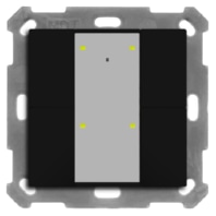 BE-TA55T406.02 - KNX Push Button Plus TS 55 4-fold, Black matt BE-TA55T406.02