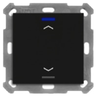 BE-TAL550106.A1 - KNX Push Button Lite 55 1-fold, RGBW, blinds, Black matt BE-TAL550106.A1