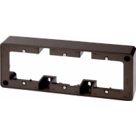 10310001 - Surface mounted housing 3-gang brown 10310001