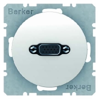 Berker contactdoos VGA patch R1-R3 WT 3315402089