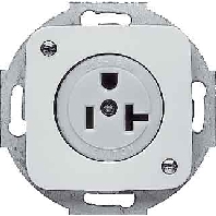3016 EUC-214-101 - Socket outlet (receptacle) NEMA white 3016 EUC-214-101